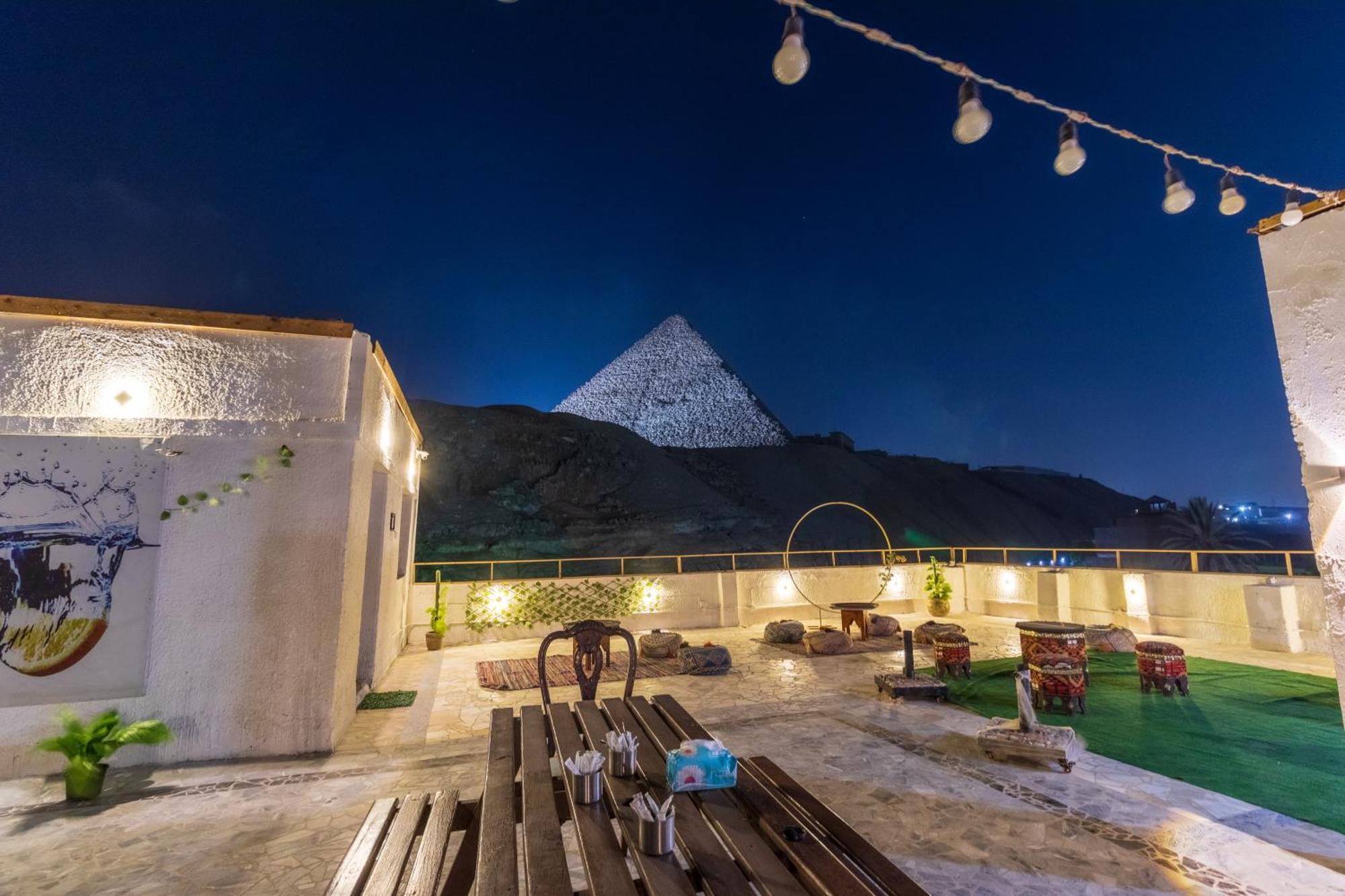 The Grand Pyramids View Hotel Kafret el-Gabal Esterno foto